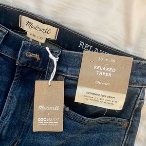 Relaxed Taper Jeans in Leeward Wash: COOLMAX® Denim Edition